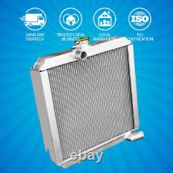 56MM Full Aluminum Race Radiator fit Land Rover Series 3 4CYL 2A Diesel Petrol