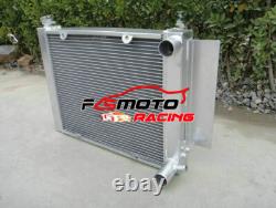56mm 3 Row Aluminum Radiator For Mazda RX2 RX3 RX4 RX5 S1 S2 with Heater pipe MT