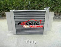 56mm 3 Row Aluminum Radiator For Mazda RX2 RX3 RX4 RX5 S1 S2 with Heater pipe MT