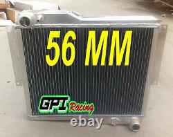 56mm Aluminum Alloy Radiator For Mg Mgb Gt V8 1973-1976 1974 1975 1976