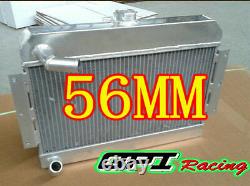 56mm Aluminum Alloy Radiator For Mgb Gt/roadster Top-fill 1968-1975 1969