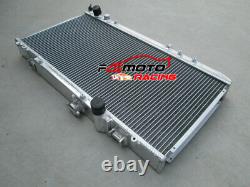 56mm Aluminum Radiator+Fan For TOYOTA Celica GT4 ST185 3S-GTE 3SGTE 1990-1994 MT