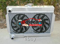 56mm FOR 1962-1974 Rover MG MGB GT NIB Coupe 1.8L MT Aluminum Radiator & FANS