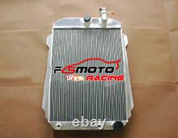 5ROW Aluminum Radiator For Chevy Hot/Street Rod 350 5.7 V8 WithTranny Cooler 1939