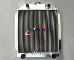 62mm Ford Car Flathead V8 Engine M/t 1949-1953 Aluminum Radiator