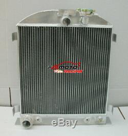 64mm 3 Core for New 1932 Ford Chopped engine 32 AT/MT Alloy Aluminum Radiator