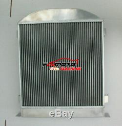 64mm 3 Core for New 1932 Ford Chopped engine 32 AT/MT Alloy Aluminum Radiator