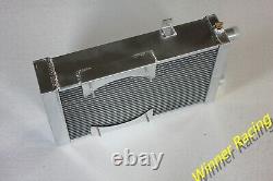 86mm Core Alloy Radiator+Fan fit Lotus Europa 1.5L/1.6L 1966-1976 MT