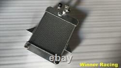 ALLOY RADIATOR + SILICONE HOSE For Triumph GT6 1966-1972