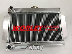 ALUMINUM ALLOY RADIATOR and fans for ROVER MG/MGB-GT MT NIB MANUAL brand new