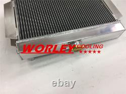 ALUMINUM ALLOY RADIATOR and fans for ROVER MG/MGB-GT MT NIB MANUAL brand new