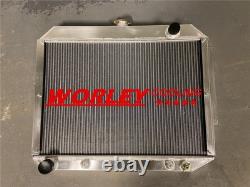 ALUMINUM RADIATOR & FAN for Chrysler Newport V8 1970 ALLOY 3ROW 3CORE