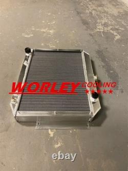 ALUMINUM RADIATOR & FAN for Chrysler Newport V8 1970 ALLOY 3ROW 3CORE