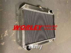 ALUMINUM RADIATOR & FAN for Chrysler Newport V8 1970 ALLOY 3ROW 3CORE