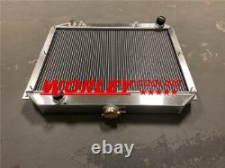 ALUMINUM RADIATOR & FAN for Chrysler Newport V8 1970 ALLOY 3ROW 3CORE