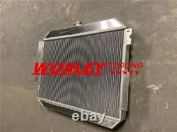ALUMINUM RADIATOR & FAN for Chrysler Newport V8 1970 ALLOY 3ROW 3CORE