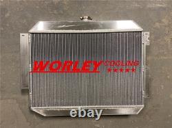 ALUMINUM RADIATOR & FAN for Chrysler Newport V8 1970 ALLOY 3ROW 3CORE