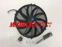 ALUMINUM RADIATOR & FAN for Chrysler Newport V8 1970 ALLOY 3ROW 3CORE