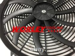 ALUMINUM RADIATOR & FAN for Chrysler Newport V8 1970 ALLOY 3ROW 3CORE
