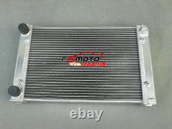 ALUMINUM RADIATOR+Fans FOR VW CORRADO SCIROCCO JETTA GOLF GTI MK2 1.8 16V 86-92