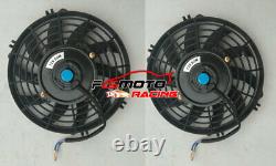 ALUMINUM RADIATOR+Fans FOR VW CORRADO SCIROCCO JETTA GOLF GTI MK2 1.8 16V 86-92