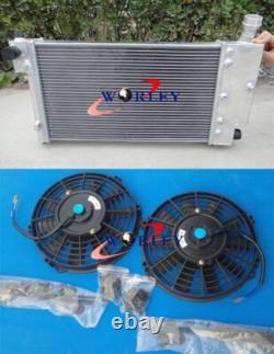 ALUMINUM RADIATOR+Fans For 1991-2001 PEUGEOT 106 GTI&RALLYE CITROEN SAXO/VTR