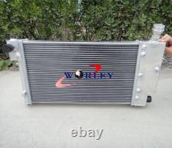 ALUMINUM RADIATOR+Fans For 1991-2001 PEUGEOT 106 GTI&RALLYE CITROEN SAXO/VTR