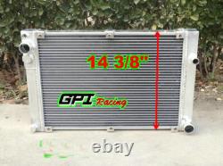 ALUMINUM RADIATOR For 1985-1991 Porsche 944 Turbo 2.5/2.7/3.0L S2 91-95 968 Base