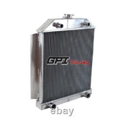 ALUMINUM RADIATOR For FORD CAR FLATHEAD V8 ENGINE 1949-1953 1950 1951 MT