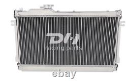 All Aluminium Alloy Race Radiator For 1990 1993-1997 Mazda Mx5 Mk1 Miata 1.6 1.8