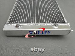 Alloy Aluminum radiator + Fans For VW Golf 2 Corrado VR6 Turbo Manual MT