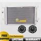 Alloy Radiator+2x10fan Rad For Vauxhall Opel Astra H Mk5 1.3 1.9 Cdti Turbo Vxr