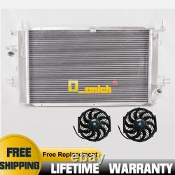 Alloy RADIATOR+2X10Fan RAD FOR VAUXHALL OPEL ASTRA H MK5 1.3 1.9 CDTI TURBO VXR