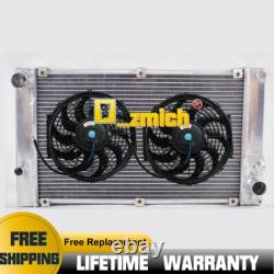 Alloy RADIATOR +Fan FOR 1983-1988 84 85 PORSCHE 944 NON-Turbo L4 2.5L 2.7L MT