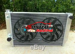 Alloy RADIATOR+Fans For Ford Falcon V8 6cyl XC XD XE XF FAIRLANE ZH/ZJ/ZK/ZL AT