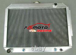 Alloy Radiator + FAN For 1966-1970 Chrysler 300 Dodge Polara Plymouth 7.2 V8 440