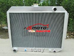 Alloy Radiator + FAN For 1966-1970 Chrysler 300 Dodge Polara Plymouth 7.2 V8 440