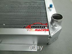 Alloy Radiator + FAN For 1966-1970 Chrysler 300 Dodge Polara Plymouth 7.2 V8 440