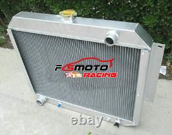 Alloy Radiator + FAN For 1966-1970 Chrysler 300 Dodge Polara Plymouth 7.2 V8 440