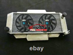 Alloy Radiator + FAN For Ford Fiesta I MK1 1.3/1.6 XR2 L3E/J3E GFBT MT 1976-1983