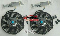 Alloy Radiator + FAN For Ford Fiesta I MK1 1.3/1.6 XR2 L3E/J3E GFBT MT 1976-1983