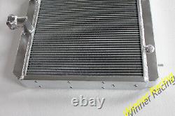 Alloy Radiator Fit Jaguar 4.2L XKE E-Type Series 2 A/T 1969-1971, UK SHIP