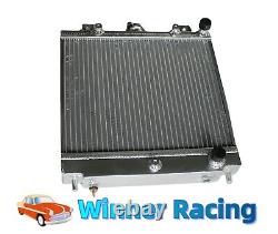 Alloy Radiator Fits Nissan Pao 1.0 L MA10S 1989 1990 1991 AT 40MM 2ROWS-Core