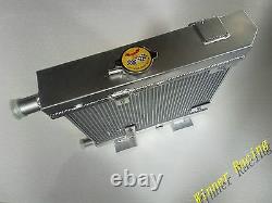 Alloy Radiator For Lancia Fulvia 1.3 1.3S V4+12'' 12V fan & mounting kits