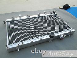 Alloy Radiator+Hoses For Subaru Impreza WRX STI GG GD 1.6L/2.0L/2.5L 02-07 2Row