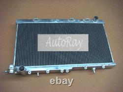 Alloy Radiator + Raditor & Heater Hoses for Nissan N14 SD20DET GTIR Pulsar 90-94