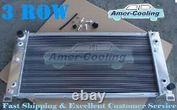 Alloy Radiator +Shroud for Chevy Silverado 1500 2500 HD Cadillac Escalade GMC
