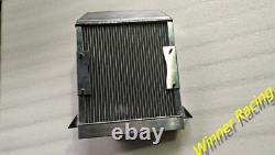 Alloy Radiator WithFan &Mounting For Morgan Plus 8 Eight 1968-2003 Kühler Radiateu