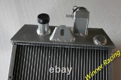 Alloy Radiator WithFan &Mounting For Morgan Plus 8 Eight 1968-2003 Kühler Radiateu