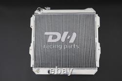 Alu Radiator 3Row Fit TOYOTA HILUX LN85 LN60 LN61 LN65 2.4L DIESEL MT 1984-1991